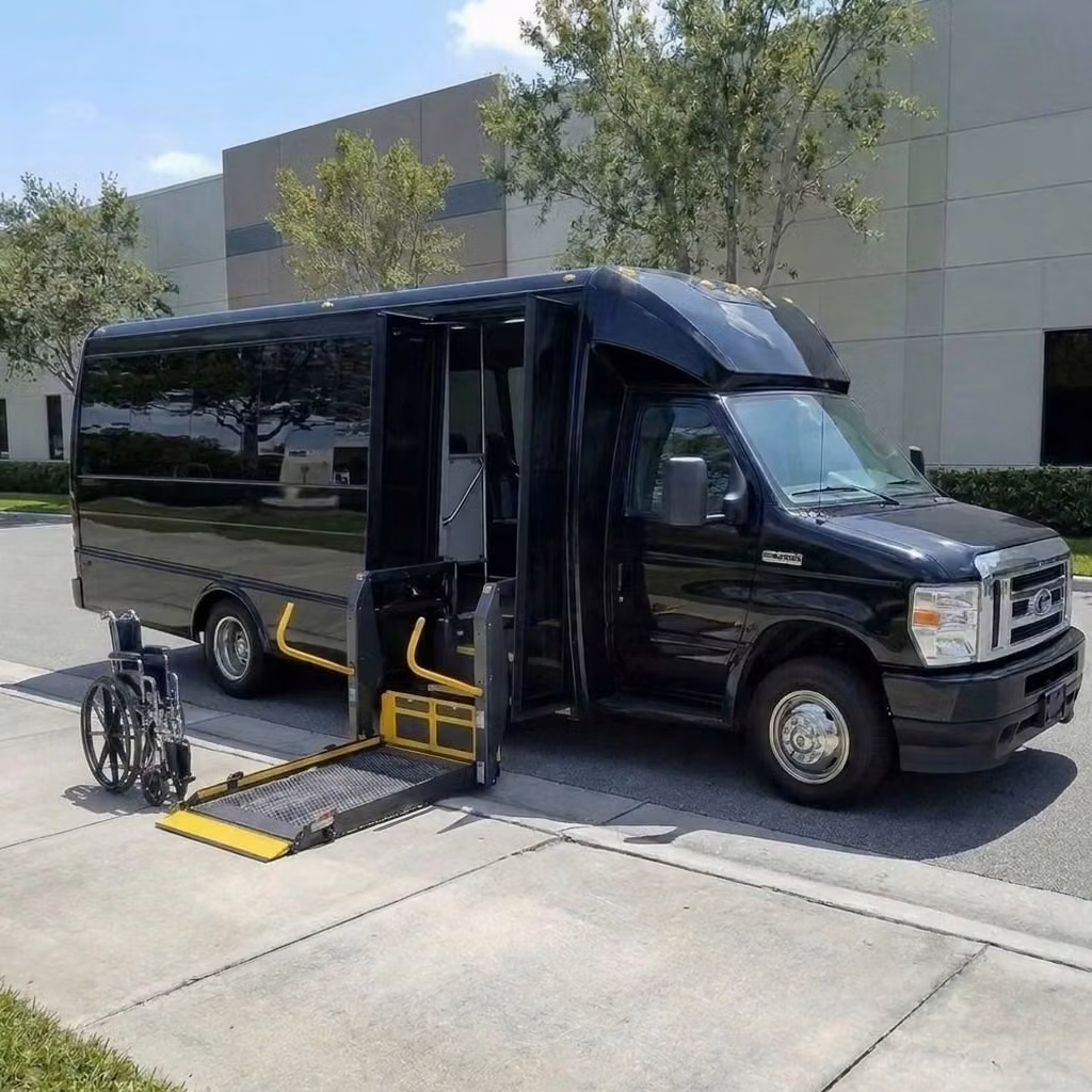 san gabriel 18 passenger minibus wheelchair lift
