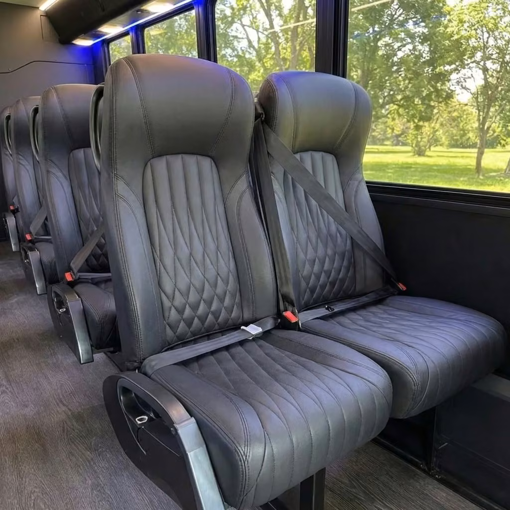 san gabriel 20 passenger minibus high back seats