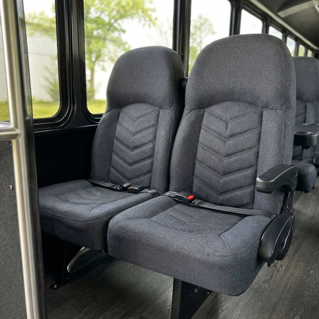 san gabriel 25 passenger minibus high back seats