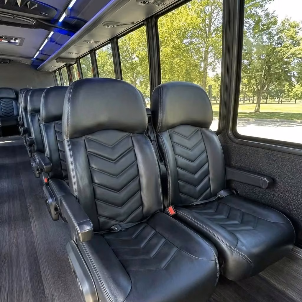 san gabriel 28 passenger minibus seating