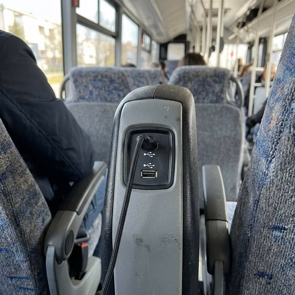 san gabriel 28 passenger minibus usb charging