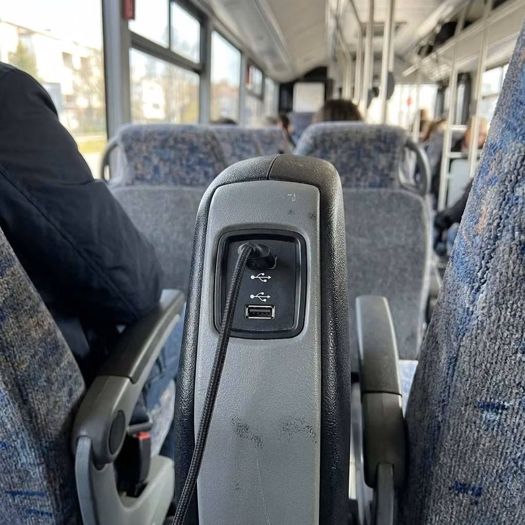 san gabriel 30 passenger minibus usb charging