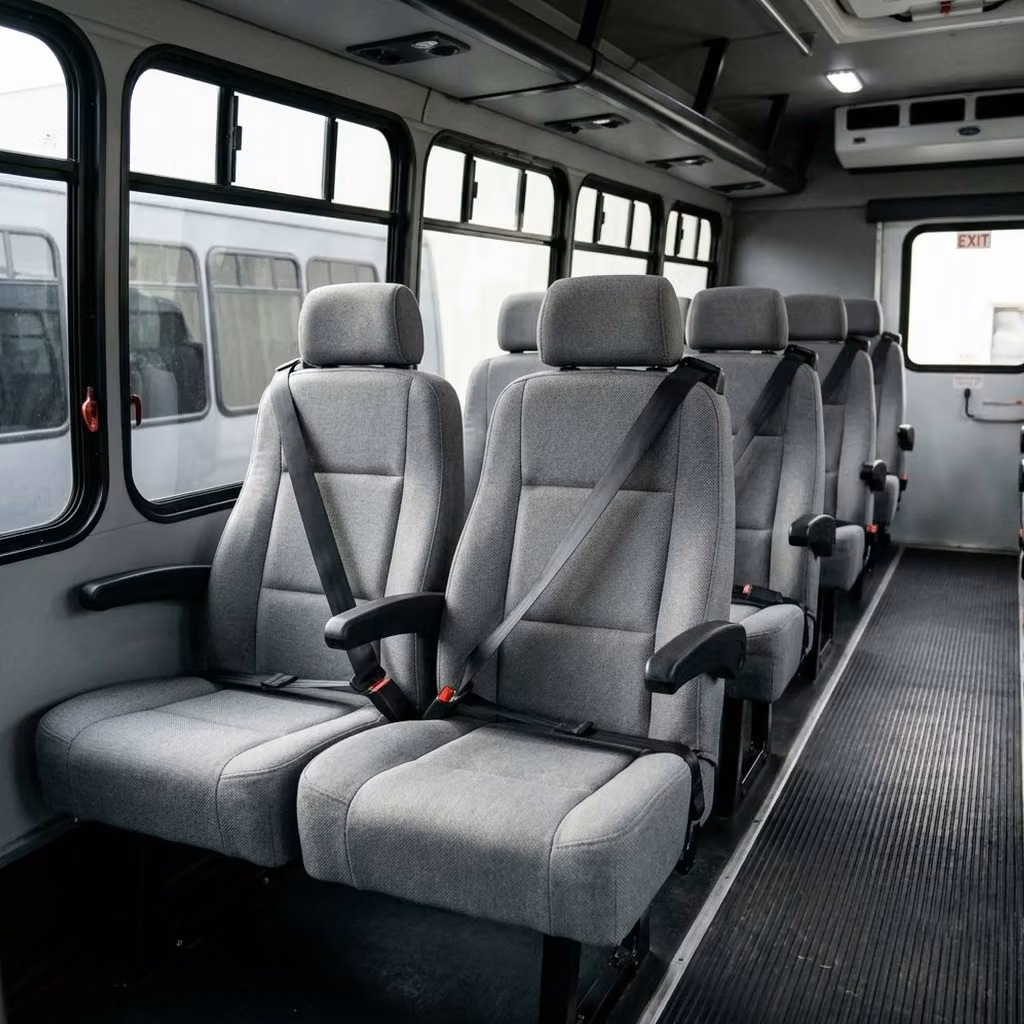 san gabriel 35 passenger minibus reclining seats
