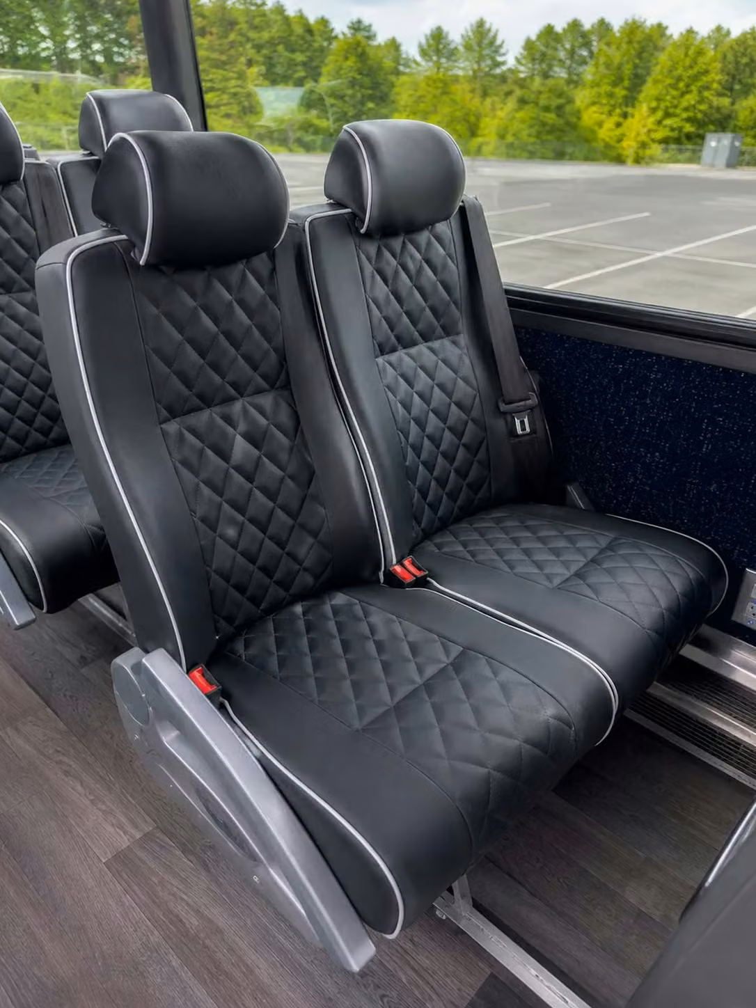 san gabriel 56 passenger charter bus reclining seats