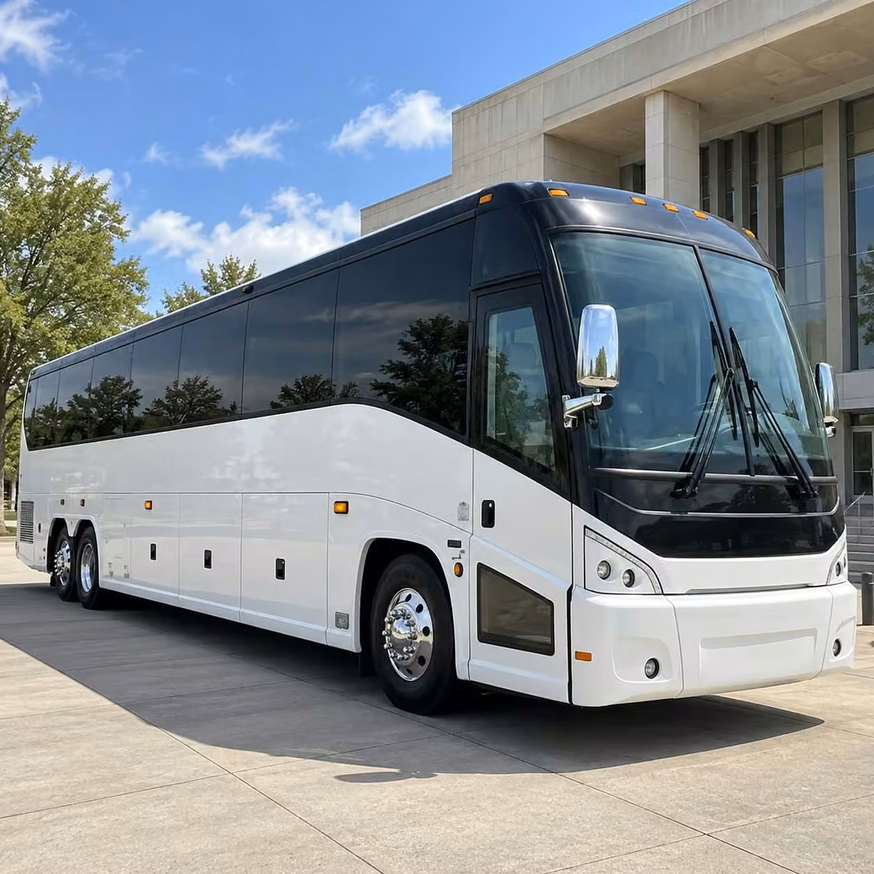 san gabriel 56 passenger charter bus rental
