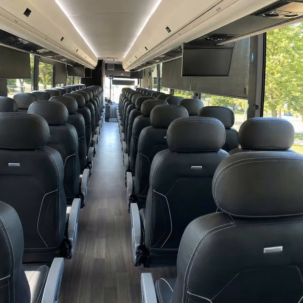 san gabriel charter bus interior 1