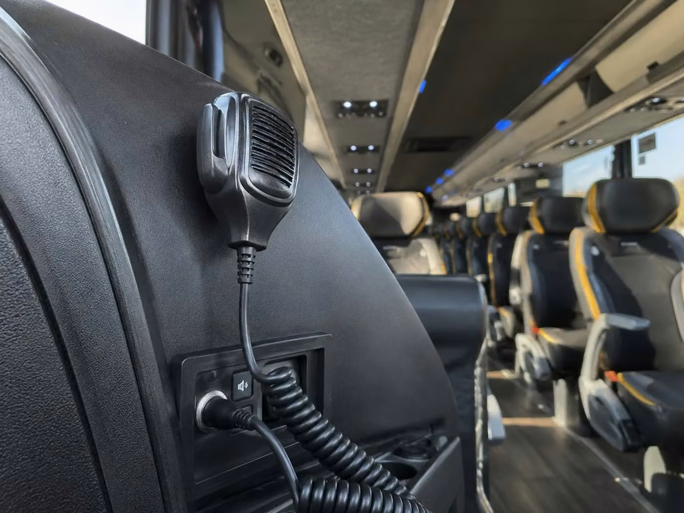 san gabriel charter bus pa system