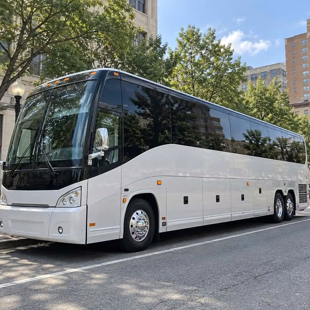 san gabriel wedding buses with a c wifi power outlets and onboard restrooms