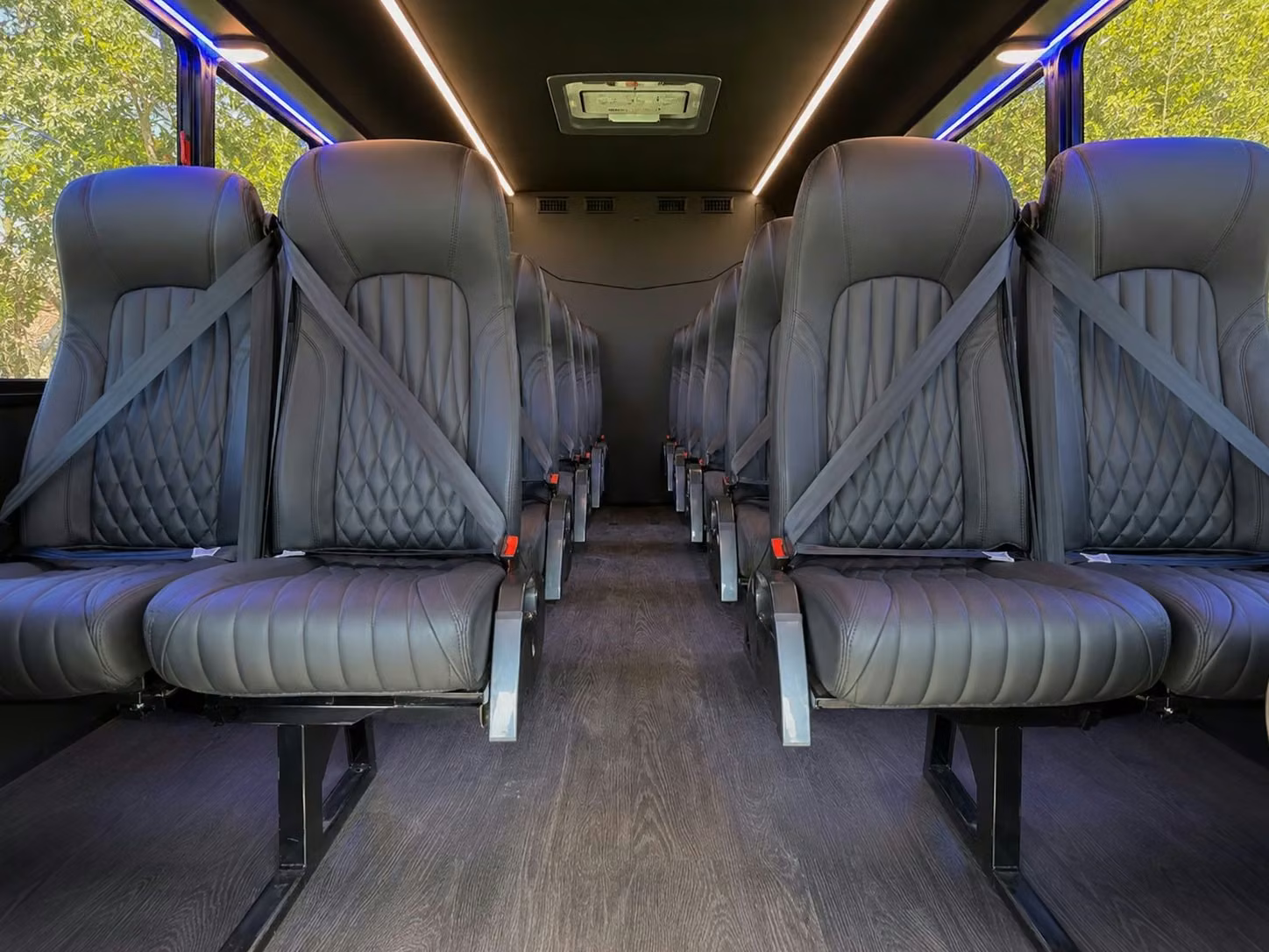 20 passenger minibus interior
