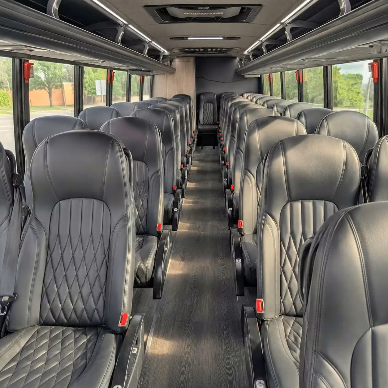 30 passenger minibus interior