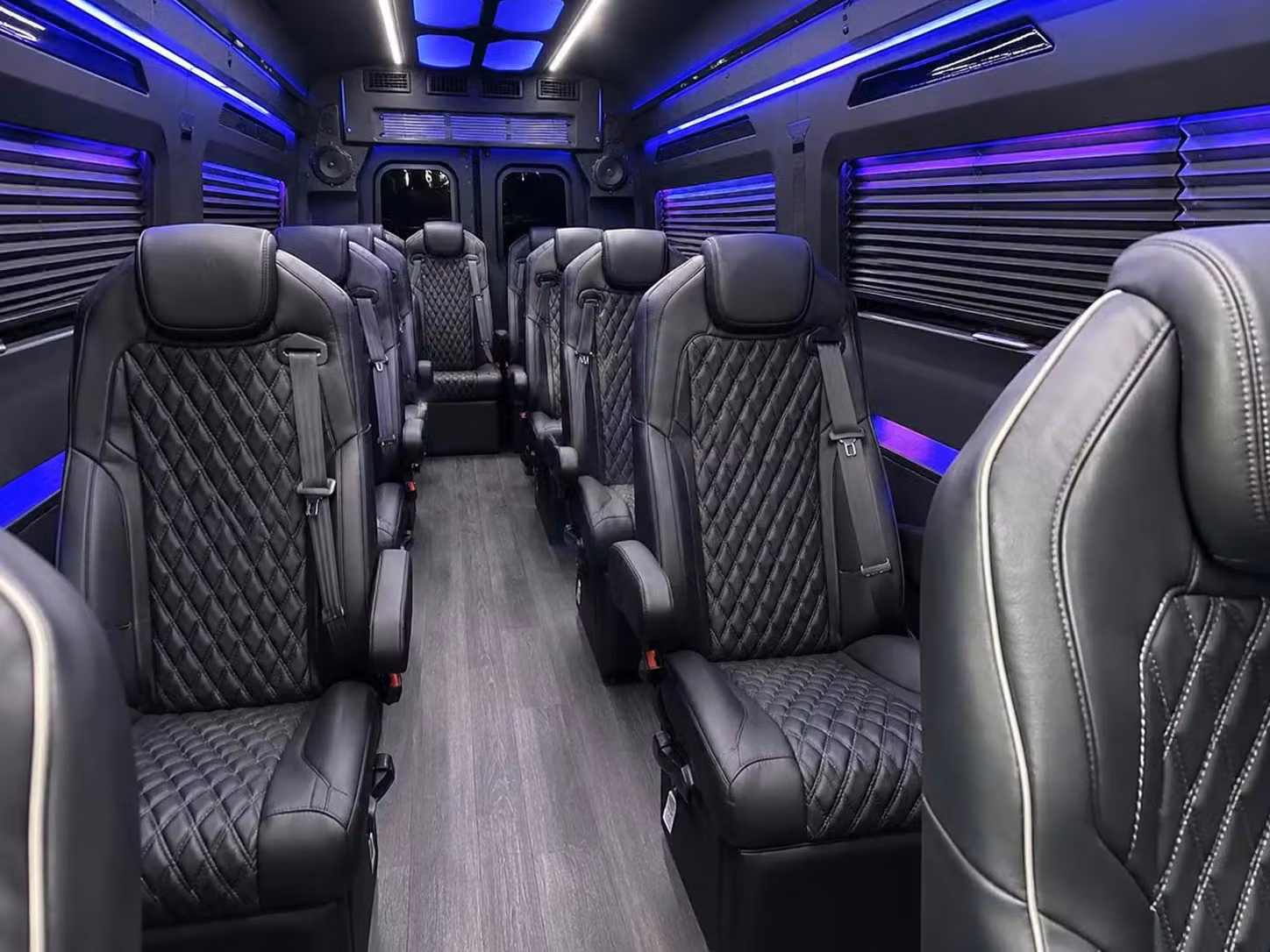 sprinter van with driver interior
